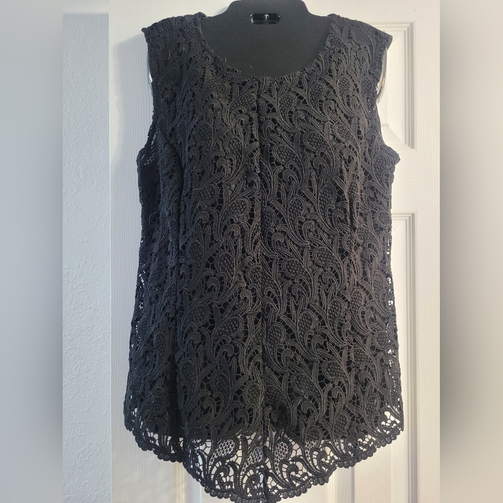 Elegant Black Lace Dress